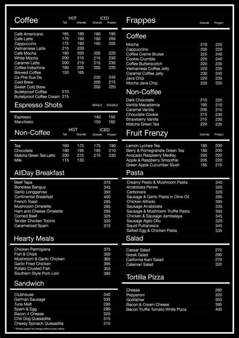 lv coffee project menu|LV COFFEE PROJECT .